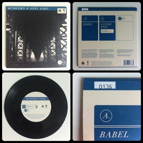 Mumford & Sons - Babel - 7inch Strictly limited edition release, with only 1,000 copies being ma