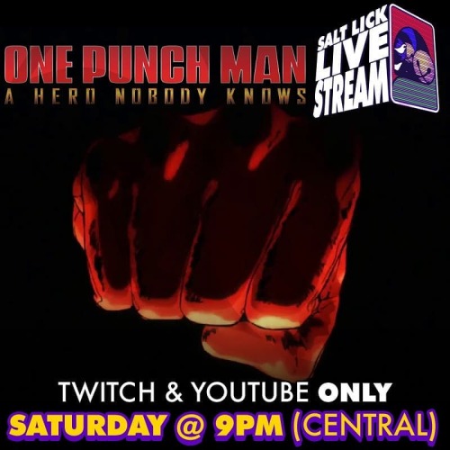 AND WE’RE LIVE! JOIN THE INSANITY!PLAYING: ONE PUNCH MANTWITCH AND YOUTUBE@TwitchTVGaming @Twi