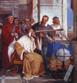 Galileo Galilei and Doge of Venice Bertini