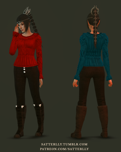 Baldur’s Gate 3 - Noble outfit #1 (FEM)New mesh1 Costume25 colorsAdult onlyFor humans, vampire