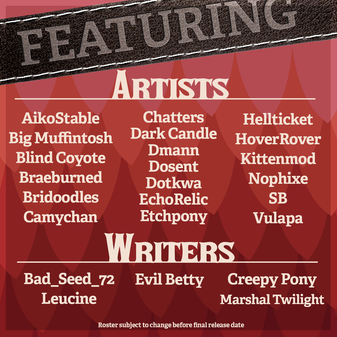 braeburned:  *** Announcing Saddle Up 2: Creature Comforts! ***Last year, I put together