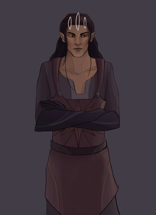 gurthang: “And Fëanor came not in raiment of festival, and he wore no ornament, neither s
