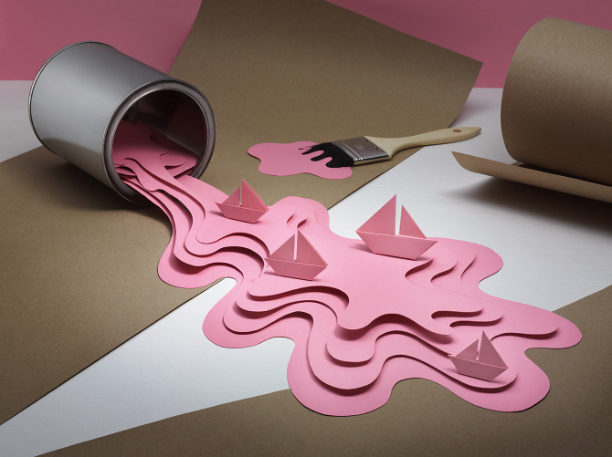 cutesign:  Some amazing paper art by graphic designer, illustrator, and paper artist Fideli