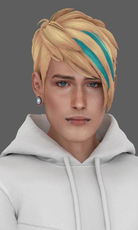  * Vatore - base game compatible hairstyle for male sims, all LOD’s, all maps, 32 EA swatches+extras