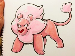 boobun:  Just a Lion copic drawinggg. 