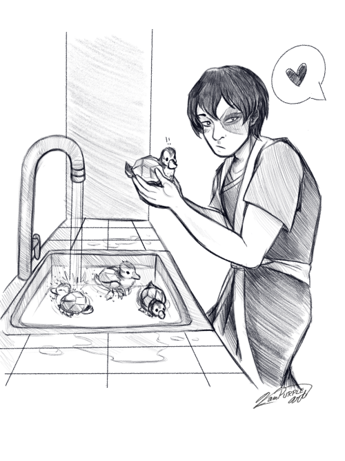 lampurpleart:Fuck it, turtleducks in da sink!Doodle inspired by this vid! :3⋆ Tip Patreon | Commissi