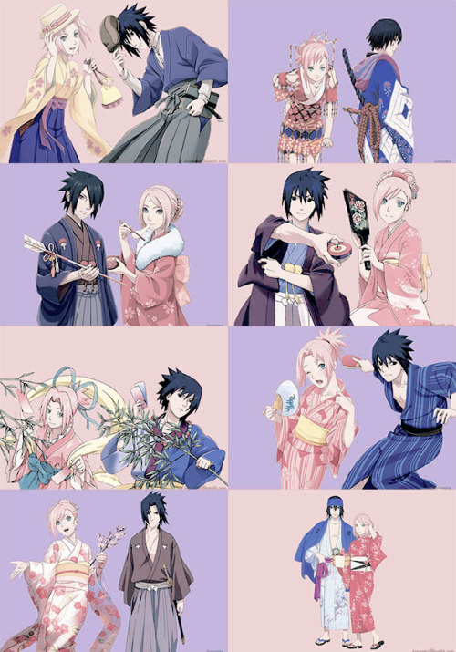 honneme:  SasuSaku AU’s + Evolution