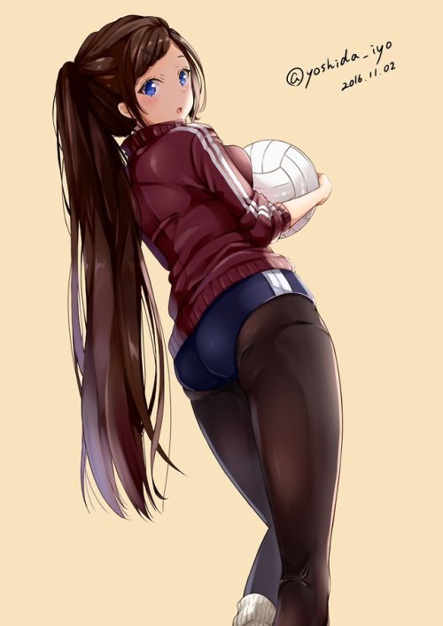 legendaryanimelegs: Gym Clothes [Original]Click for more sexy anime legggggs ~~ Touch here for 100% 