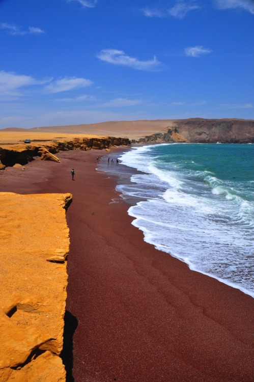 | ♔ |  Paracas National Reserve Coast #2  | by © Aaron Oberlander on Flickr (via