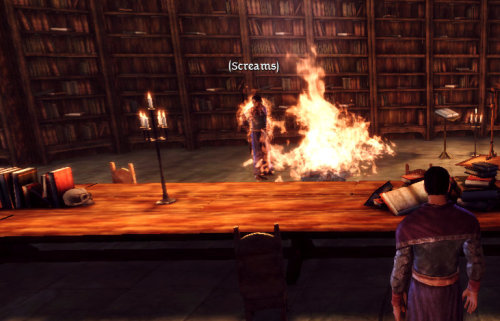 alldatangst:who practices fire magic in a library anyway