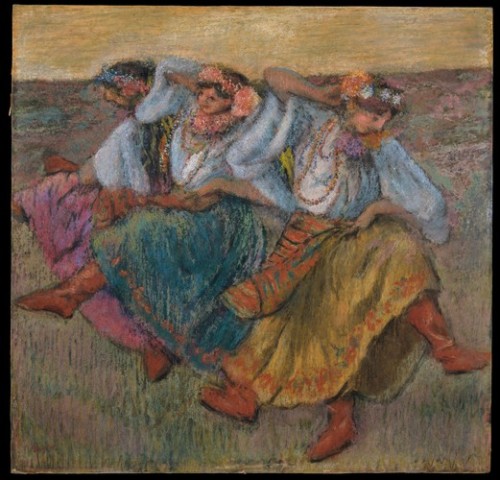 Russian Dancers, Edgar Degas, 1899, Robert Lehman CollectionRobert Lehman Collection, 1975Size: 24 &