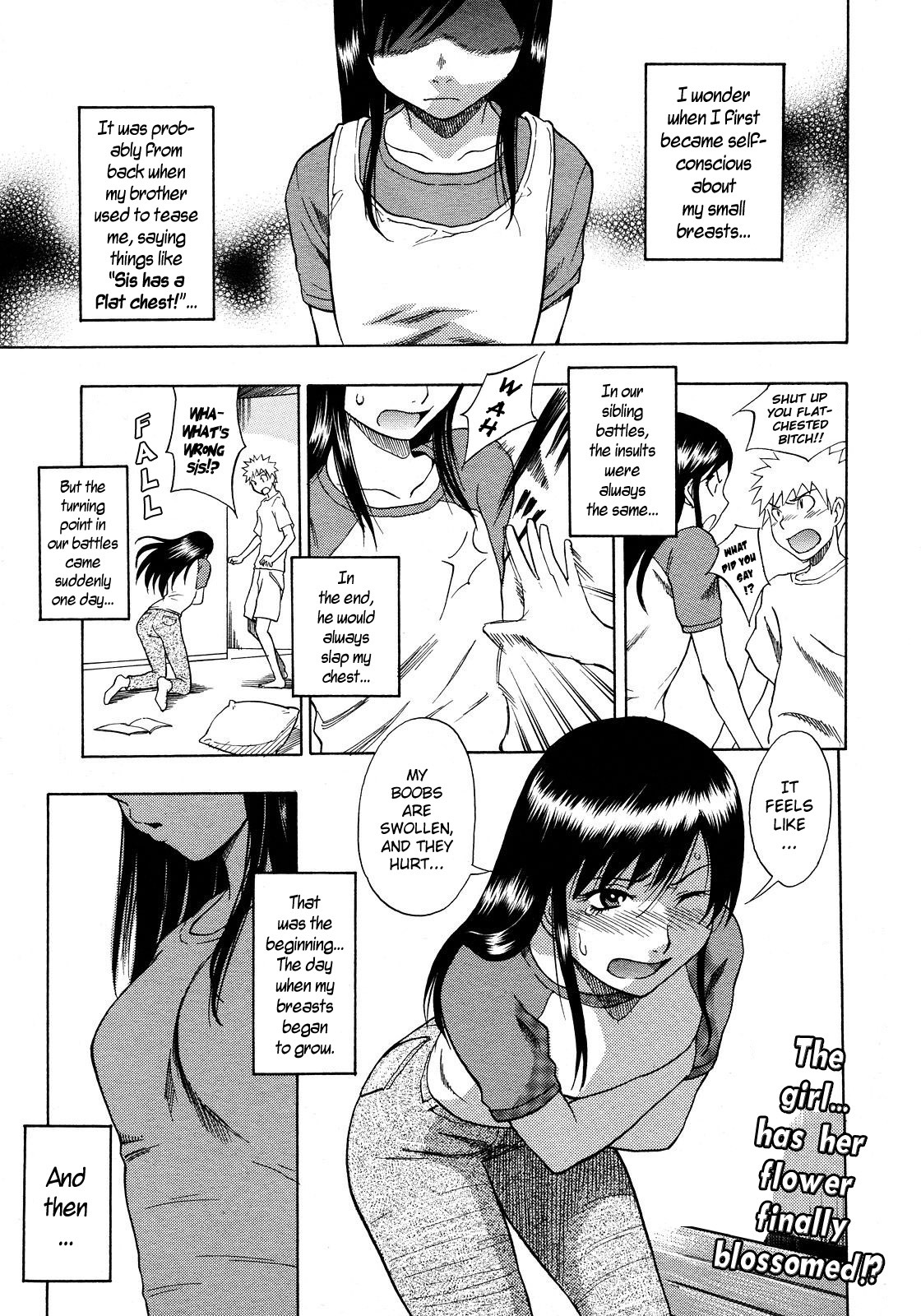 echi-hentai:   Tiny Boobs Giant Tits History This pearl is one of my favorit storys