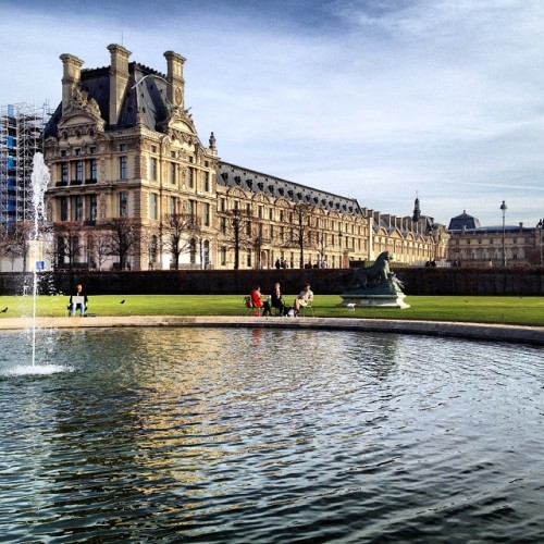 Sex Tuileries fountains still flowing! (at Jardin pictures