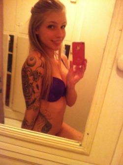 i-dream-of-inked-babes:  More here I Dream