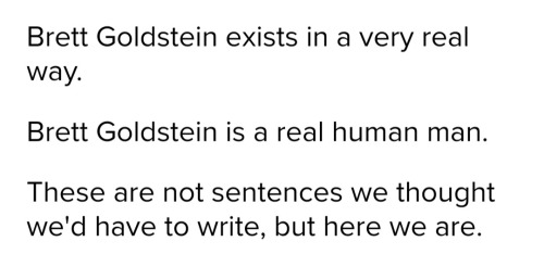 Brett Goldstein Exists In A Very Real Way.