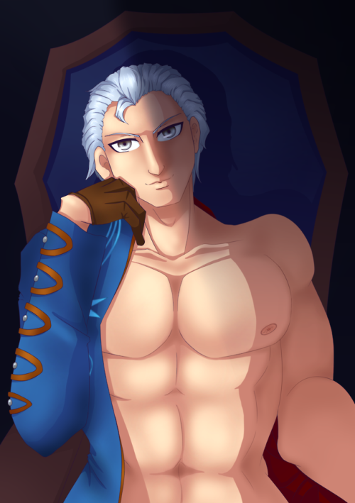 animefanka:  The Magic Meat March  day 29 - VillainsDMC’s Vergil, because, why not…?Oh, and this is my last piece for this year’s MMM   You can follow me on  DEVIANTART - AnimefankaTWITTER - @AnimefankaPIXIV - animefanka_pixif you feel like itBut