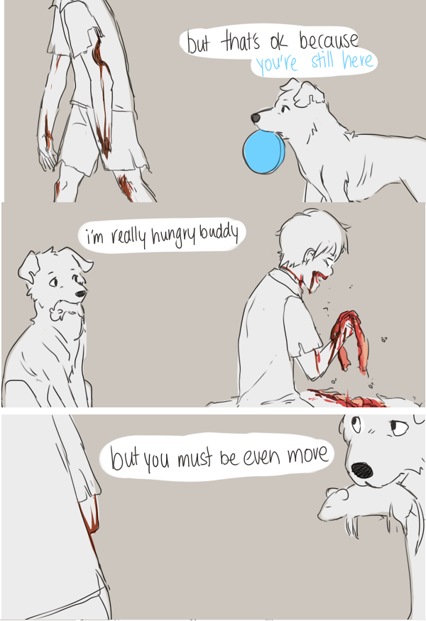 matthew-fiendman:  fuckyeahcomicsbaby:  You’re still here   I want to cry.