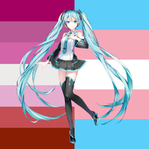 dailygir1z: Today’s trans lesbian is: Hatsune Miku (Vocaloid) (This was originally hosted on @