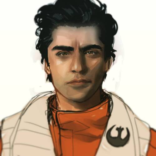 machomachi:The struggle to draw oscar isaac’s (beautiful) face is real