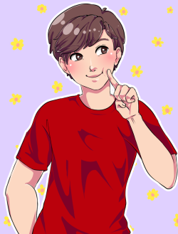 thatsthat24:  sukits-j:  art of the cutie patootie Thomas Sanders  Whaaaaaat!!!!! This is so cute!!! Thank you so much for this!!!