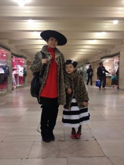 humansofnewyork:  These two just caught me in Grand Central without my camera, but had to capture them with phone.
