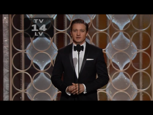consider-myself-an-artist:  Jeremy Renner at the 70th Annual Golden Globes 
