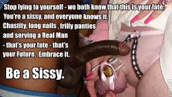 sissylivia:Once y o lock your worthless clitty away, your path forward will be so clear to you sissy.