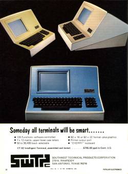 science70:  SWTPC CT-82 Terminal System advertisement, 1978.