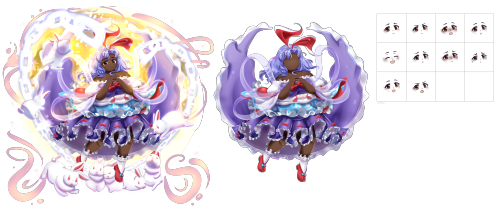 hey didja hear? Chang’e finally has a canon design and she showed up in Touhou Lost Word!!! ♡ pixiv 