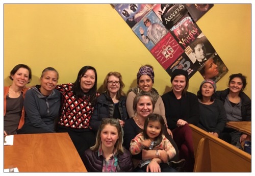 The lovely ladies of Athol Avenue gathered at Burmese Grocery Cafe to celebrate simply living near e