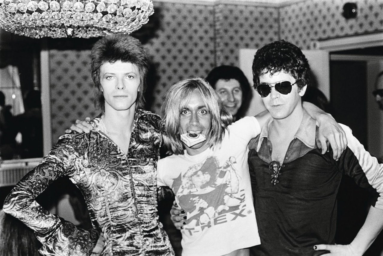 hued-tunes:  David Bowie, Iggy Pop and Lou Reed 