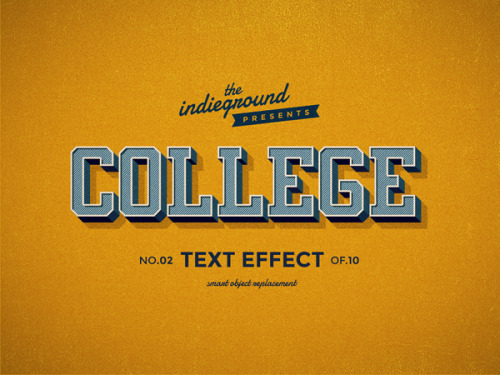 visualvibs:  Retro Vintage Text Effects by Roberto Perrino. This graphic resource gives you a quick 