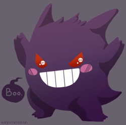 kalopsiacreation:The Ghostly TrioThese can be bought as stickers!*I know there’s  REALLY old version of this floating around tumblr still, please reblog the new one if you can!* BONUS MEGA GENGAR