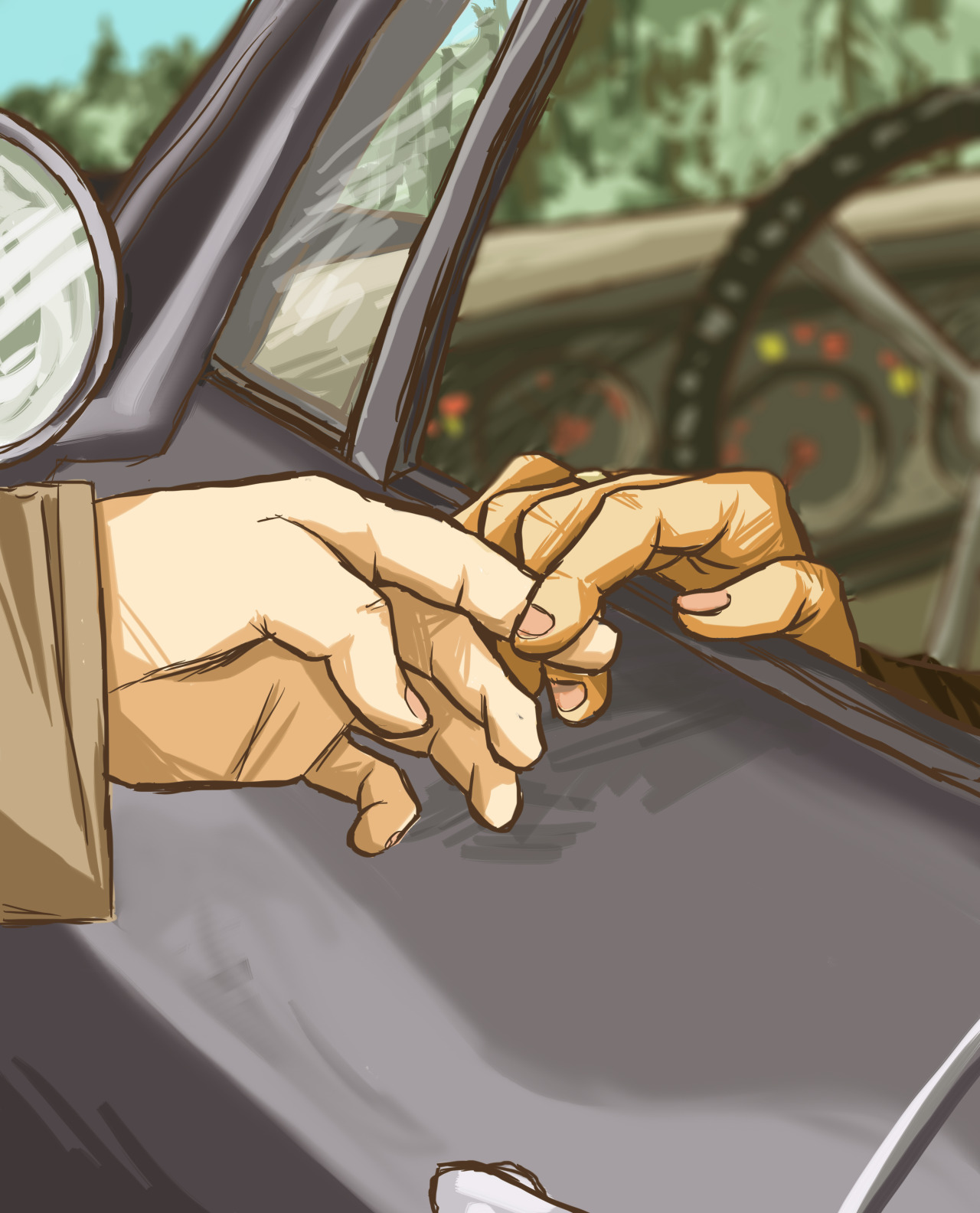 unbearable-bear:  Did somebody say destiel hand holding?? My finished project, in