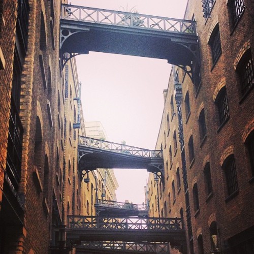 XXX abbyella:  #warf #bridges #brick #apartments photo