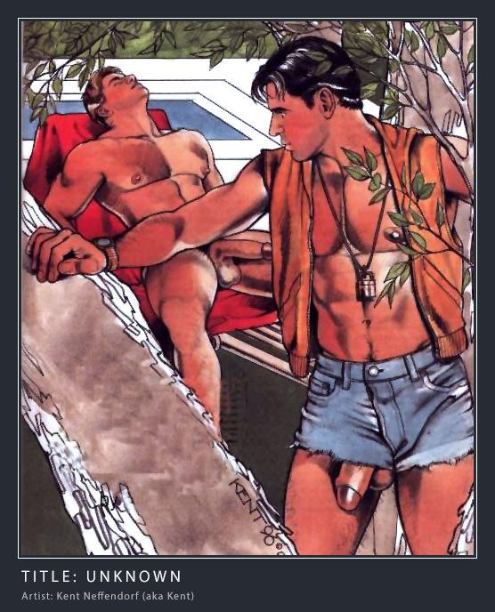 gay-erotic-art:  I’ve already done a series devoted to men looking at other men