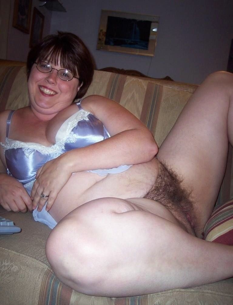 Busty hairy amateur mature