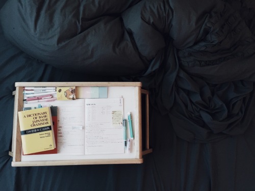 ji-shuu:150727 ☼ Setup on the bed because it’s closer to the window and the sunlight~