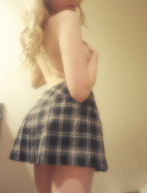 XXX ritaxo in a cute little plaid skirt photo