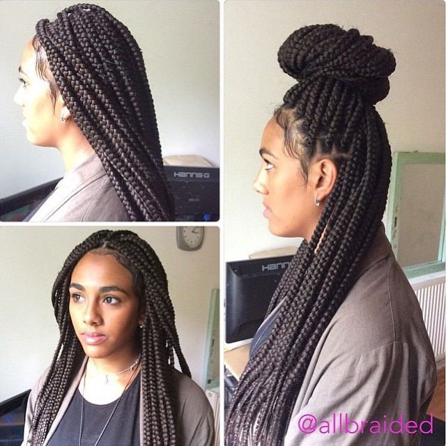 Voice Of Hair — STYLSIT FEATURE| Love these #boxbraids done by...