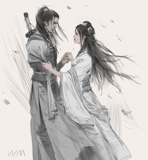  Yang Guo & Xiao LongnvWay Way https://www.artstation.com/artwork/oOglez