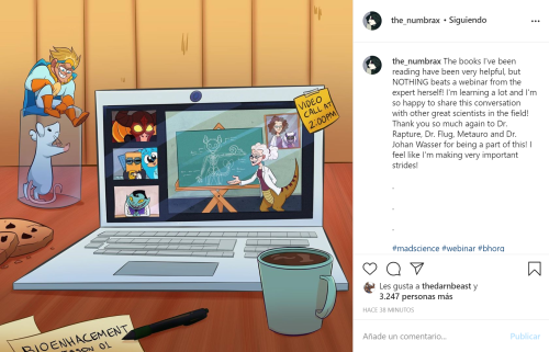 nightfurmoon:  New post from Penumbra’s instagram! I love that family photo, so cute ❤ We see Chimera as a kid, and her ‘mom’, Dr. Rapture! We also get to see a new scientist, Dr. Johan Wasser. We saw him before in some posts but we didn’t