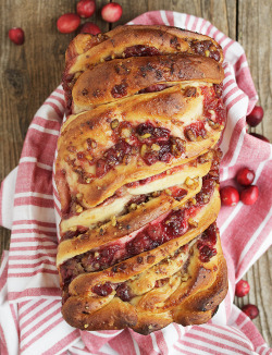 nom-food:  Cranberry walnut swirl bread