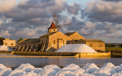 Salina al tramontoMarsala, estate 2014