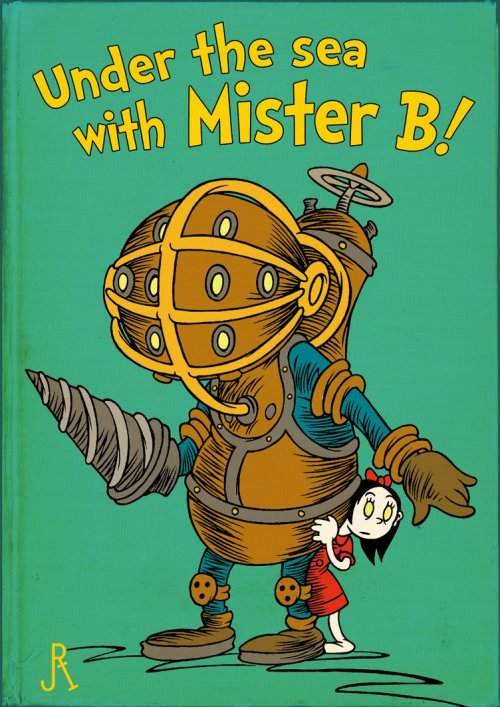 insanelygaming:  Video Game Dr. Suess Book Covers  Created by DrFaustusAU Check out the captions for the rhymes for each story, created by the artist. They are exceptionally done! (via otlgaming)  Dr. Seuss was never this cool.