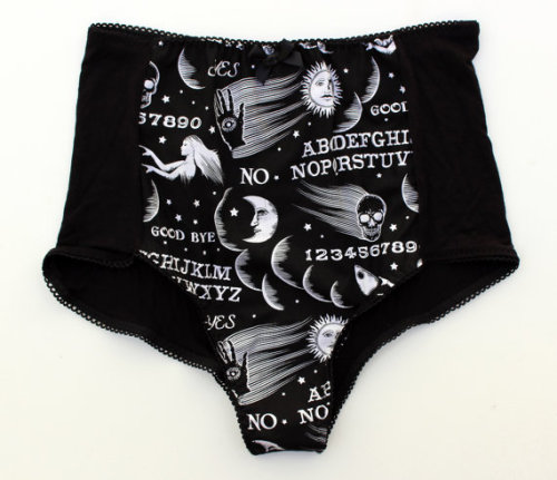 spoonmeb: cultfawn: Ouija Set - Bones Lingerie Invite a ghost into your pussy.