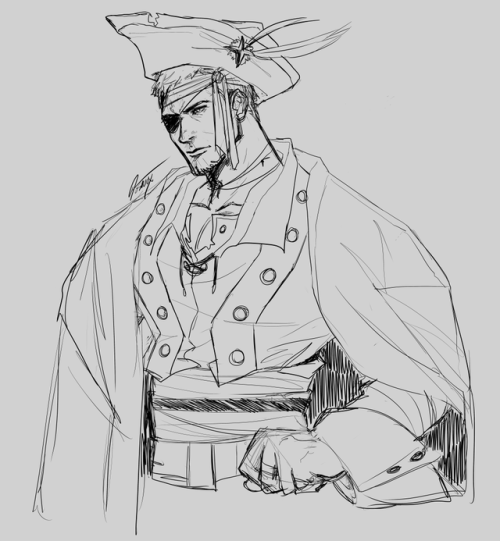  Part I of II from my stream || Cor Leonis sporting a pirate and samurai fusion look thanks with the