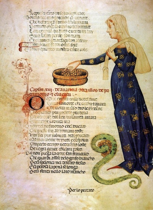 “Acerba”, didactic-allegorical poem in Italian, by Cecco d’Ascoli , 1380s