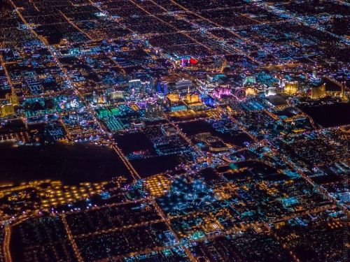 XXX nyctaeus:  Las Vegas looks like a circuitboard photo