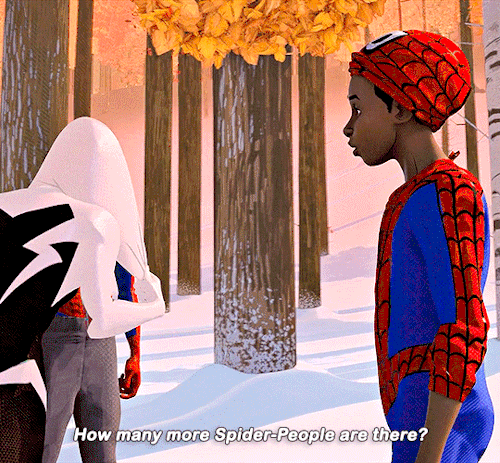 animations-daily: Spider-Man: Into the Spider-Verse (2018) dir. Peter Ramsey, Bob Persichetti, Rodne